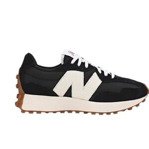 New Balance Black Cream Retro Runner Sneakers